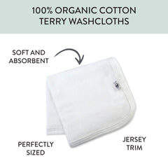 5-Pack Organic Cotton Washcloths