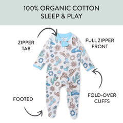 Organic Cotton Sleep & Plays