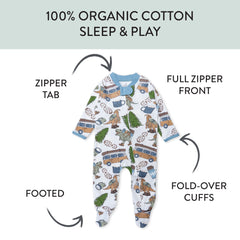 Organic Cotton Sleep & Plays