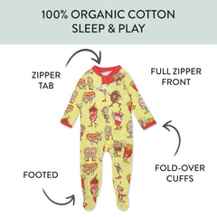 Organic Cotton Fun Foods Pajamas For Babies & Toddlers