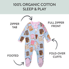 Organic Cotton Fun Foods Pajamas For Babies & Toddlers