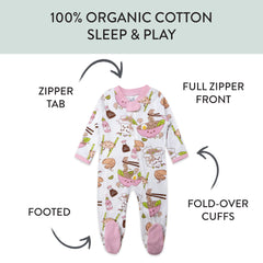 Organic Cotton Fun Foods Pajamas For Babies & Toddlers