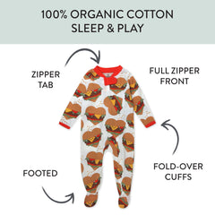 Organic Cotton Fun Foods Pajamas For Babies & Toddlers