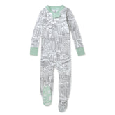 Organic Cotton Snug-Fit Footed Pajamas