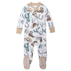 Organic Cotton Snug-Fit Footed Pajamas