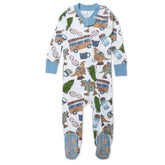 Organic Cotton Snug-Fit Footed Pajamas