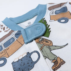 Organic Cotton Snug-Fit Footed Pajamas