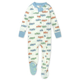 Organic Cotton Snug-Fit Footed Pajamas