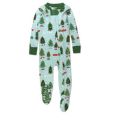 Organic Cotton Holiday Snug-Fit Footed Pajama