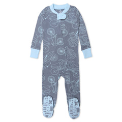 Organic Cotton Snug-Fit Footed Pajamas