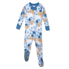 Organic Cotton Snug-Fit Footed Pajamas