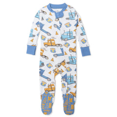 Organic Cotton Snug-Fit Footed Pajamas