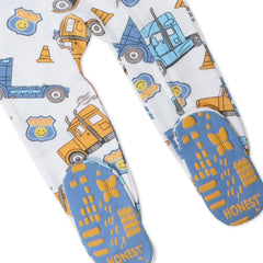 Organic Cotton Snug-Fit Footed Pajamas