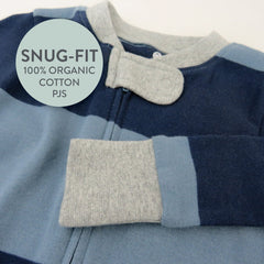 Organic Cotton Snug-Fit Footed Pajamas