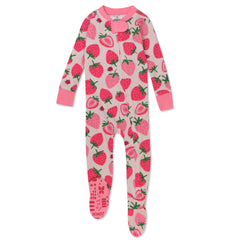 Organic Cotton Snug-Fit Footed Pajamas