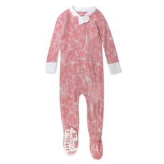 Organic Cotton Snug-Fit Footed Pajamas