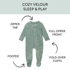 Organic Cotton Velour Sleep & Play