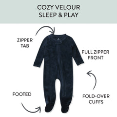 Organic Cotton Velour Sleep & Play