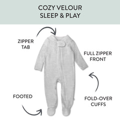 Organic Cotton Velour Sleep & Play