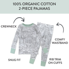 2-Piece Organic Cotton Pajamas