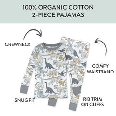 2-Piece Organic Cotton Pajamas