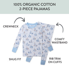 2-Piece Organic Cotton Pajamas