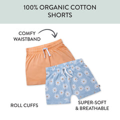 2-Pack Organic Cotton Short Set