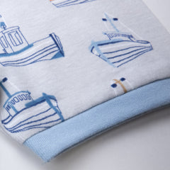 2-Piece Organic Cotton Short Sleeve & Shorts Pajama Set