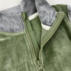 2-Piece Velour Quarter Zip Sweatsuit