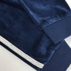 2 Piece Cozy Velour Pop Over Hoodie and Sweatpant Set