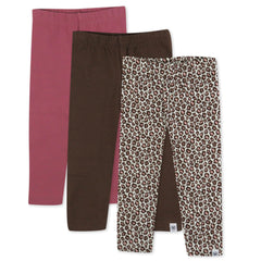 3-Pack Organic Cotton Legging Set