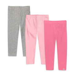 3-Pack Organic Cotton Legging Set
