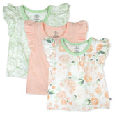 Toddler 3-Pack Sleeveless Ruffle Shoulder Tops