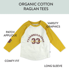 3-Pack Long Sleeve Baseball Raglan T-Shirts