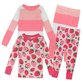 4-Piece Long Sleeve PJ Set