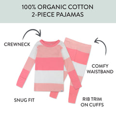 4-Piece Long Sleeve PJ Set