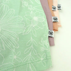 5-Pack Organic Cotton Girls' Short Sleeve T-Shirts