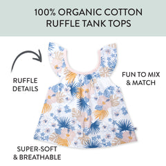 5-Pack Organic Cotton Girls' Short Sleeve T-Shirts