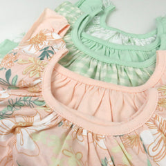 5-Pack Organic Cotton Girls' Short Sleeve T-Shirts