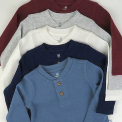 5-Pack Waffle Henley
