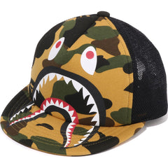 1ST CAMO SHARK MESH CAP KIDS