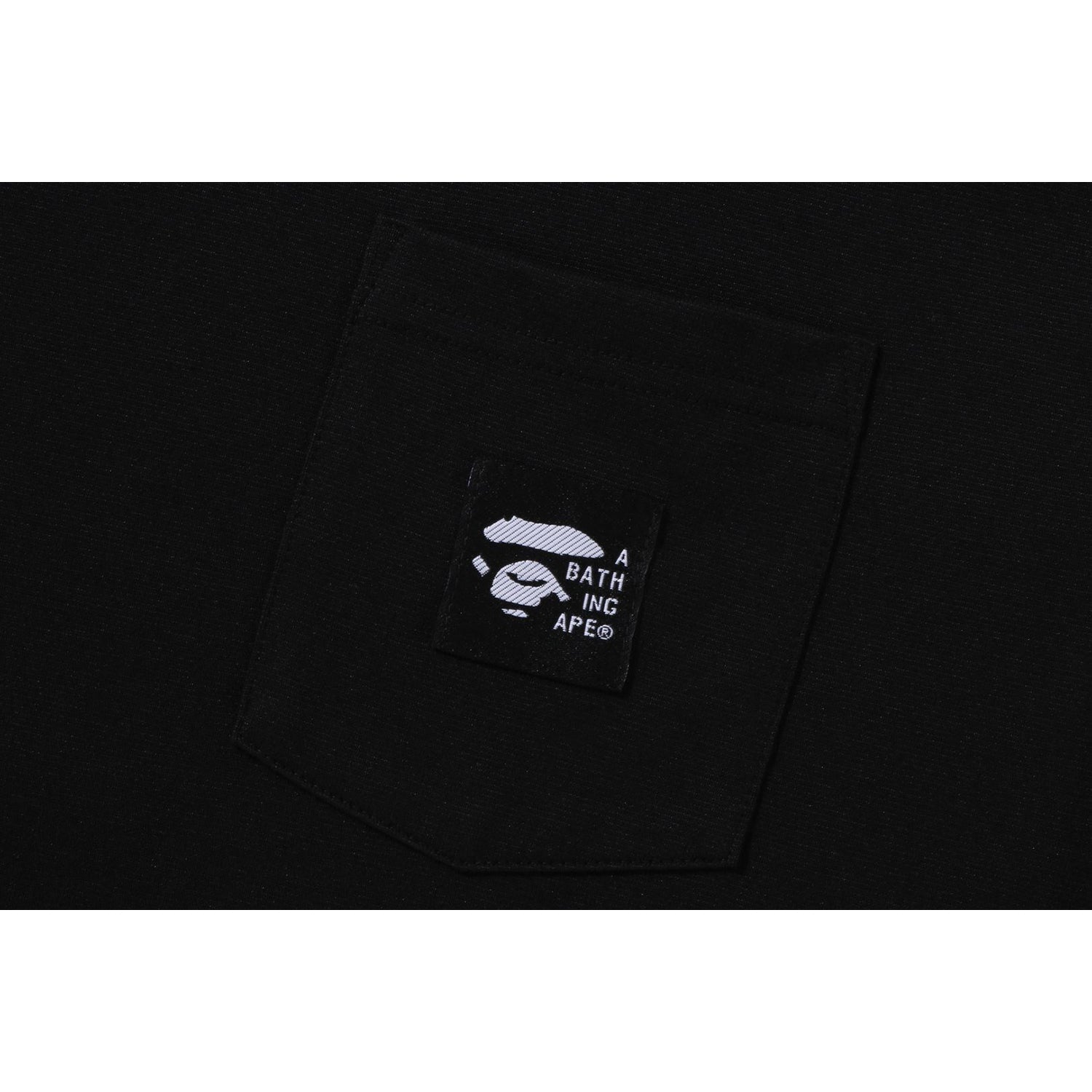 A BATHING APE LABEL POCKET TEE MENS