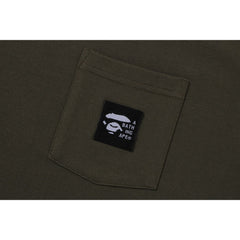 A BATHING APE LABEL POCKET TEE MENS