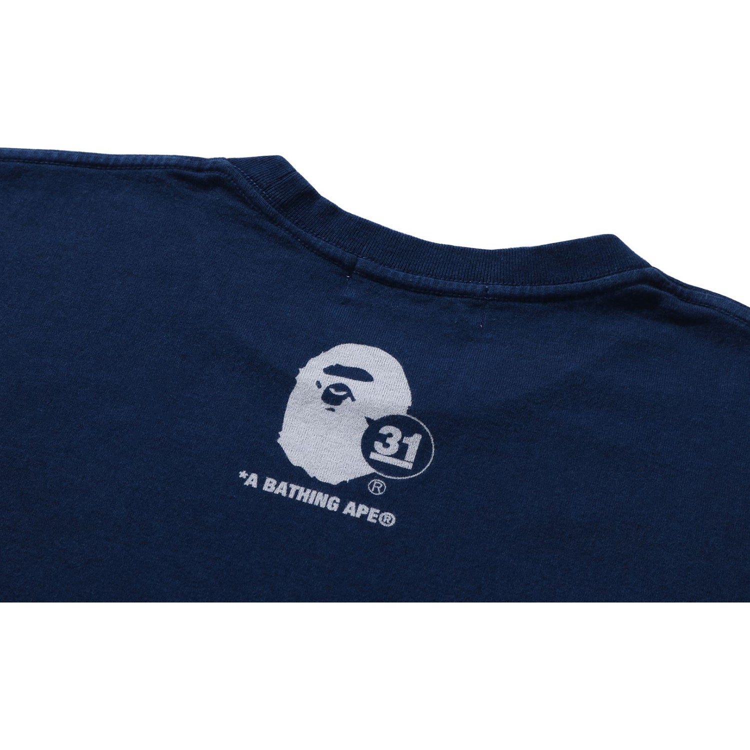 A BATHING APE 31ST ANNIV. APE HEAD TEE MENS