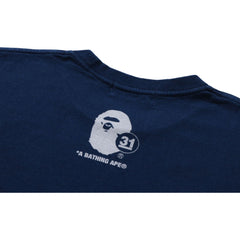 A BATHING APE 31ST ANNIV. APE HEAD TEE MENS