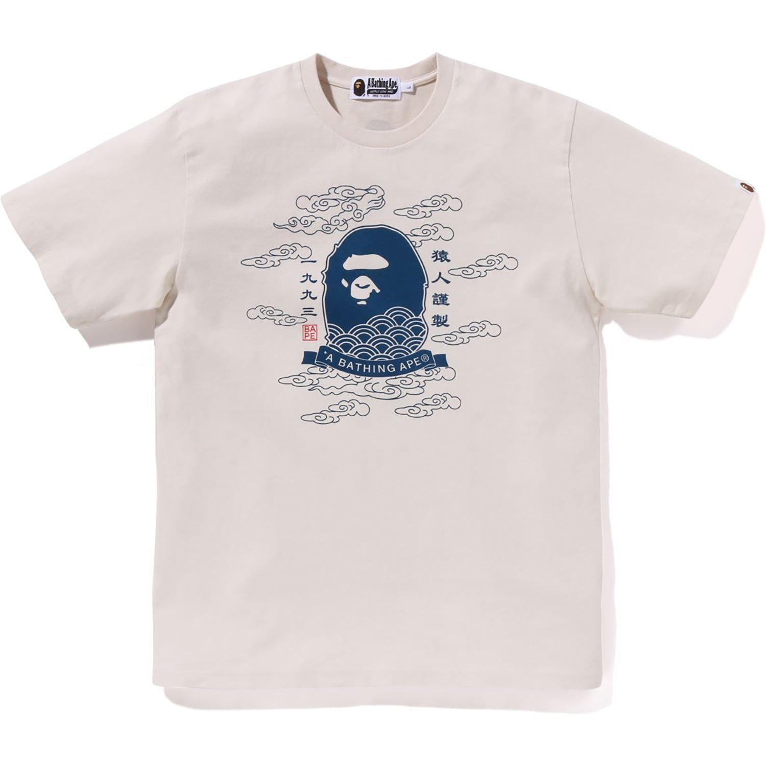 A BATHING APE 31ST ANNIV. APE HEAD TEE MENS