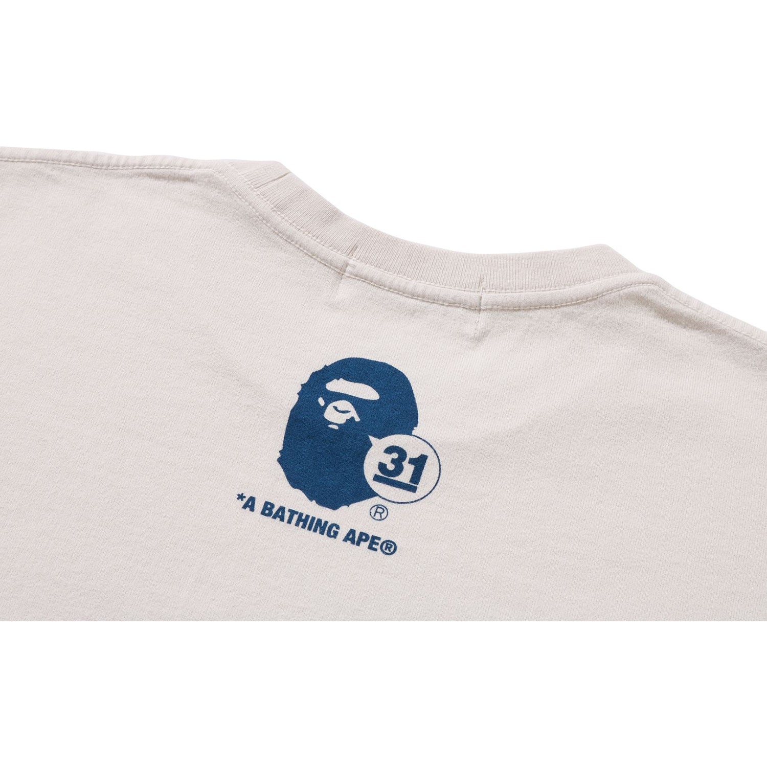 A BATHING APE 31ST ANNIV. APE HEAD TEE MENS