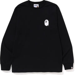 A BATHING APE LETTERED L/S TEE MENS