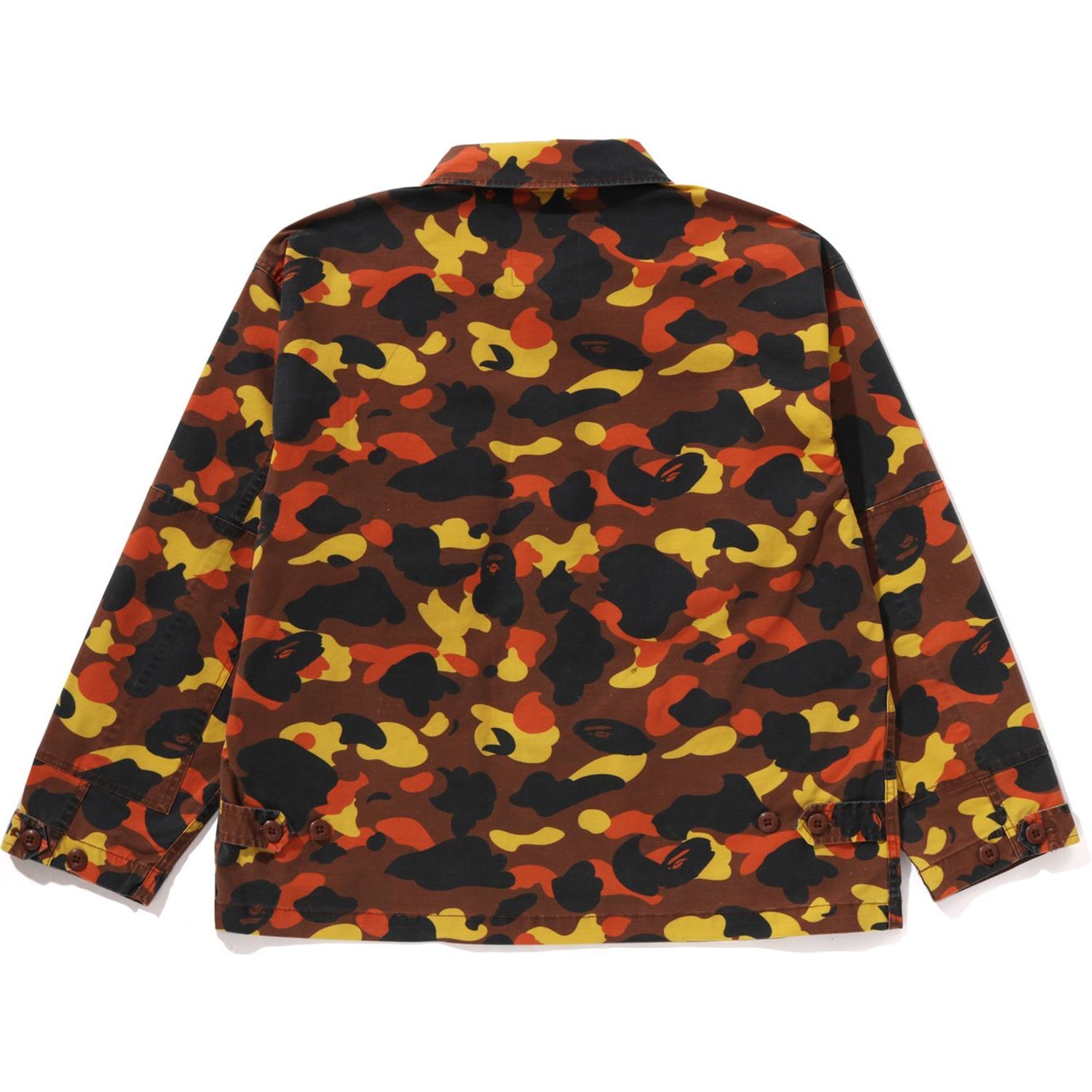 1ST CAMO HEAVY WASHED MULTI POCKET CARGO LS SHIRT MENS