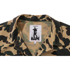 1ST CAMO HEAVY WASHED MULTI POCKET CARGO LS SHIRT MENS